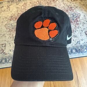 Nike Clemson University National Championship black gold adjustable baseball hat